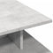 vidaXL - Salontafel - 102x55x35 - cm - bewerkt - hout - betongrijs
