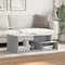 vidaXL - Salontafel - 102x55x35 - cm - bewerkt - hout - betongrijs