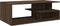 vidaXL - Salontafel - 102x55x35 - cm - bewerkt - hout - bruin - eikenkleur