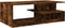 vidaXL - Salontafel - 102x55x35 - cm - bewerkt - hout - gerookt - eikenkleurig