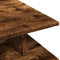 vidaXL - Salontafel - 102x55x35 - cm - bewerkt - hout - gerookt - eikenkleurig