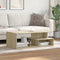 vidaXL - Salontafel - 102x55x35 - cm - bewerkt - hout - sonoma - eikenkleurig