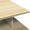 vidaXL - Salontafel - 102x55x35 - cm - bewerkt - hout - sonoma - eikenkleurig