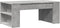vidaXL - Salontafel - 102x55x42 - cm - bewerkt - hout - betongrijs