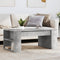 vidaXL - Salontafel - 102x55x42 - cm - bewerkt - hout - betongrijs