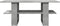 vidaXL - Salontafel - 102x55x42 - cm - bewerkt - hout - betongrijs