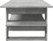 vidaXL - Salontafel - 102x55x42 - cm - bewerkt - hout - betongrijs