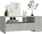 vidaXL - Salontafel - 102x55x42 - cm - bewerkt - hout - betongrijs