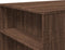 vidaXL - Salontafel - 102x55x42 - cm - bewerkt - hout - bruin - eikenkleur