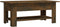 vidaXL - Salontafel - 102x55x42 - cm - bewerkt - hout - gerookt - eikenkleurig