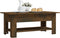 vidaXL - Salontafel - 102x55x42 - cm - bewerkt - hout - gerookt - eikenkleurig