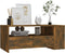 vidaXL - Salontafel - 102x55x42 - cm - bewerkt - hout - gerookt - eikenkleurig