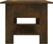 vidaXL - Salontafel - 102x55x42 - cm - bewerkt - hout - gerookt - eikenkleurig