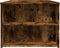 vidaXL - Salontafel - 102x55x42 - cm - bewerkt - hout - gerookt - eikenkleurig