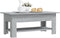 vidaXL - Salontafel - 102x55x42 - cm - bewerkt - hout - grijs - sonoma - eikenkleurig
