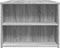 vidaXL - Salontafel - 102x55x42 - cm - bewerkt - hout - grijs - sonoma - eikenkleurig