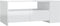 vidaXL - Salontafel - 102x55x42 - cm - bewerkt - hout - hoogglans - wit