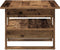 vidaXL - Salontafel - 102x55x42 - cm - bewerkt - hout - oud - houtkleurig