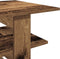 vidaXL - Salontafel - 102x55x42 - cm - bewerkt - hout - oud - houtkleurig