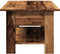 vidaXL - Salontafel - 102x55x42 - cm - bewerkt - hout - oud - houtkleurig