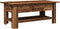 vidaXL - Salontafel - 102x55x42 - cm - bewerkt - hout - oud - houtkleurig