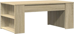 vidaXL - Salontafel - 102x55x42 - cm - bewerkt - hout - sonoma - eikenkleurig