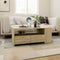 vidaXL - Salontafel - 102x55x42 - cm - bewerkt - hout - sonoma - eikenkleurig