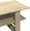 vidaXL - Salontafel - 102x55x42 - cm - bewerkt - hout - sonoma - eikenkleurig