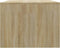 vidaXL - Salontafel - 102x55x42 - cm - bewerkt - hout - sonoma - eikenkleurig