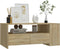 vidaXL - Salontafel - 102x55x42 - cm - bewerkt - hout - sonoma - eikenkleurig