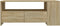 vidaXL - Salontafel - 102x55x42 - cm - bewerkt - hout - sonoma - eikenkleurig