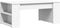 vidaXL - Salontafel - 102x55x42 - cm - bewerkt - hout - wit