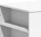 vidaXL - Salontafel - 102x55x42 - cm - bewerkt - hout - wit