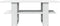 vidaXL - Salontafel - 102x55x42 - cm - bewerkt - hout - zwart