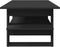 vidaXL - Salontafel - 102x55x42 - cm - bewerkt - hout - zwart