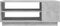 vidaXL - Salontafel - 102x55x43 - cm - bewerkt - hout - betongrijs