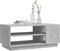 vidaXL - Salontafel - 102x55x43 - cm - bewerkt - hout - betongrijs