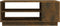 vidaXL - Salontafel - 102x55x43 - cm - bewerkt - hout - gerookt - eikenkleurig