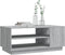vidaXL - Salontafel - 102x55x43 - cm - bewerkt - hout - grijs - sonoma - eikenkleurig