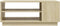 vidaXL - Salontafel - 102x55x43 - cm - bewerkt - hout - sonoma - eikenkleurig
