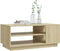 vidaXL - Salontafel - 102x55x43 - cm - bewerkt - hout - sonoma - eikenkleurig