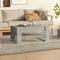 vidaXL - Salontafel - 102x55x45 - cm - bewerkt - hout - betongrijs