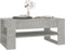 vidaXL - Salontafel - 102x55x45 - cm - bewerkt - hout - betongrijs