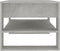 vidaXL - Salontafel - 102x55x45 - cm - bewerkt - hout - betongrijs