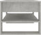 vidaXL - Salontafel - 102x55x45 - cm - bewerkt - hout - betongrijs