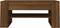 vidaXL - Salontafel - 102x55x45 - cm - bewerkt - hout - bruin - eikenkleur