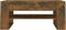 vidaXL - Salontafel - 102x55x45 - cm - bewerkt - hout - gerookt - eikenkleurig
