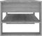 vidaXL - Salontafel - 102x55x45 - cm - bewerkt - hout - grijs - sonoma - eikenkleurig