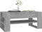 vidaXL - Salontafel - 102x55x45 - cm - bewerkt - hout - grijs - sonoma - eikenkleurig