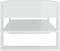 vidaXL - Salontafel - 102x55x45 - cm - bewerkt - hout - hoogglans - wit